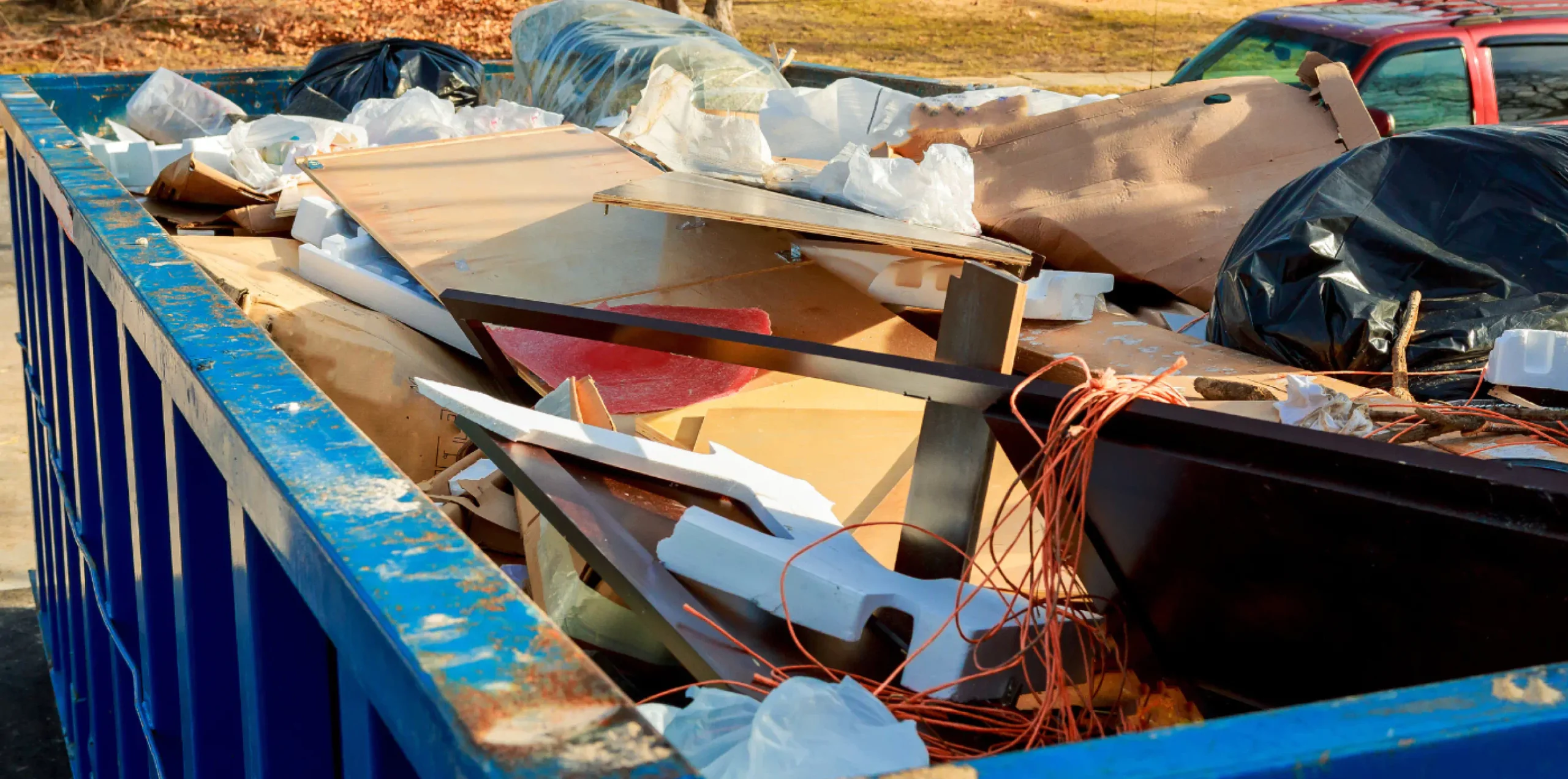 dumpster full with garbage orange park fl