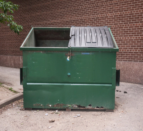 green garbage dumpster orange park fl